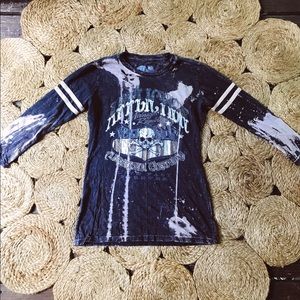 ✰ Affliction American Customs Distressed Top ✰